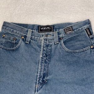 Versace Light Blue Denim Jeans